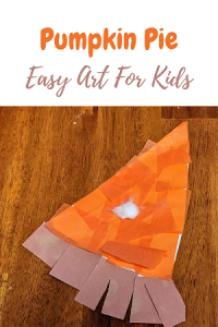 Read more about the article Thanksgiving Pumpkin Pie Art For Kids