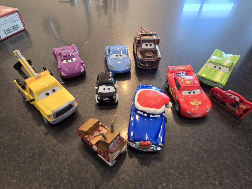 disney lightning mcqueen  die cast cars toys christmas 