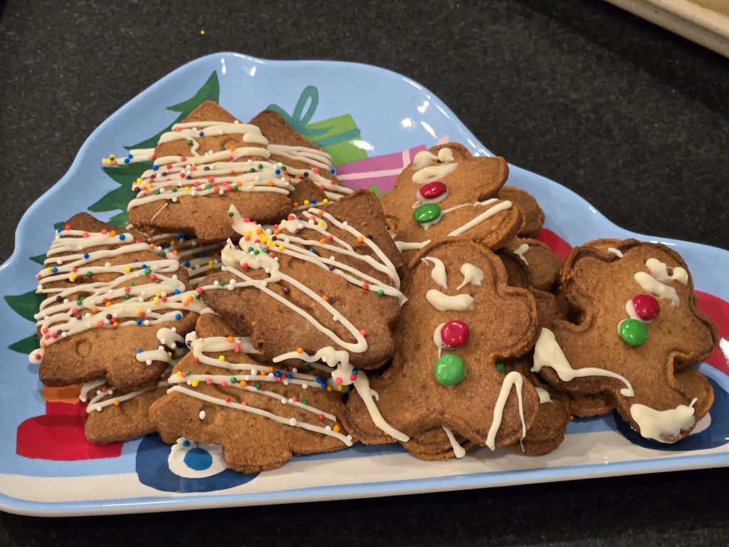 Paleo gingerbread cookies for kids