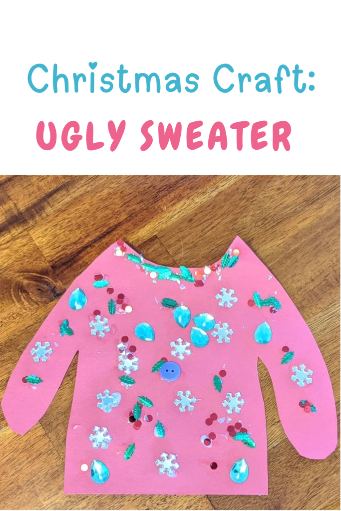 ugly sweater craft for kids