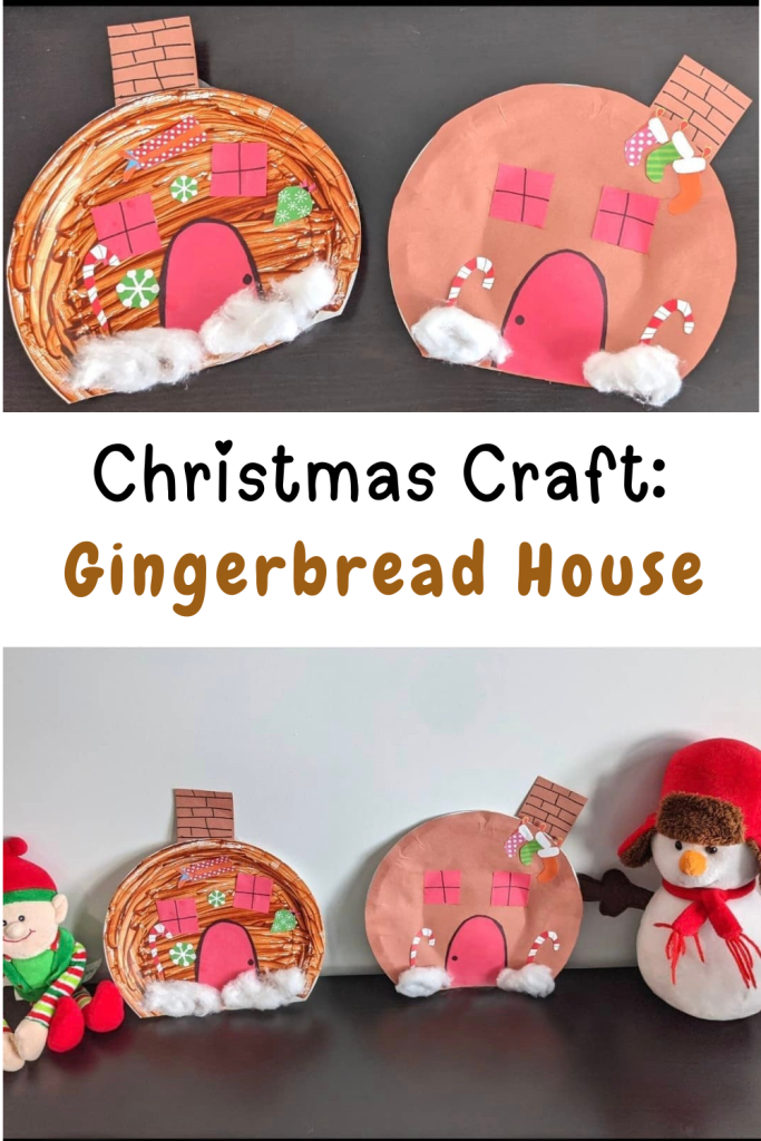 gingerbread house craft for kids