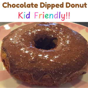 healthy almond flour donut cake for kids